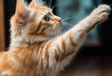 redirecting cat scratching behavior