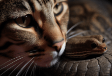 cat and snake coexistence