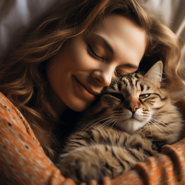 Cat Cuddling Benefits