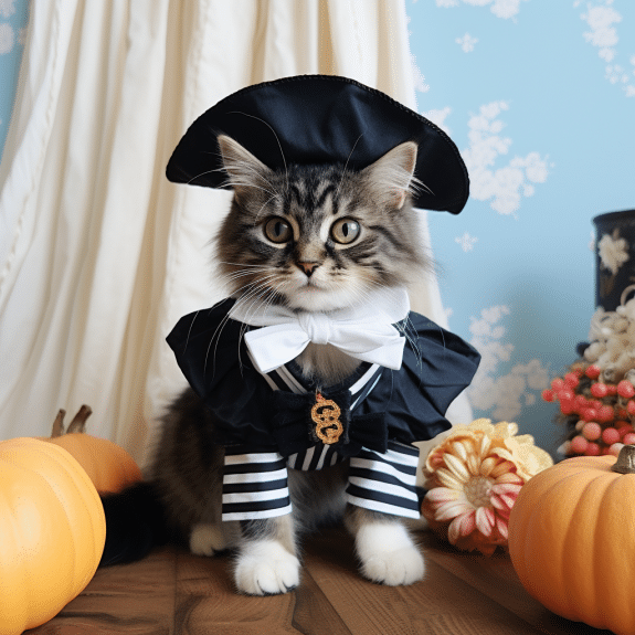 Adorable Homemade Cat Halloween Costumes