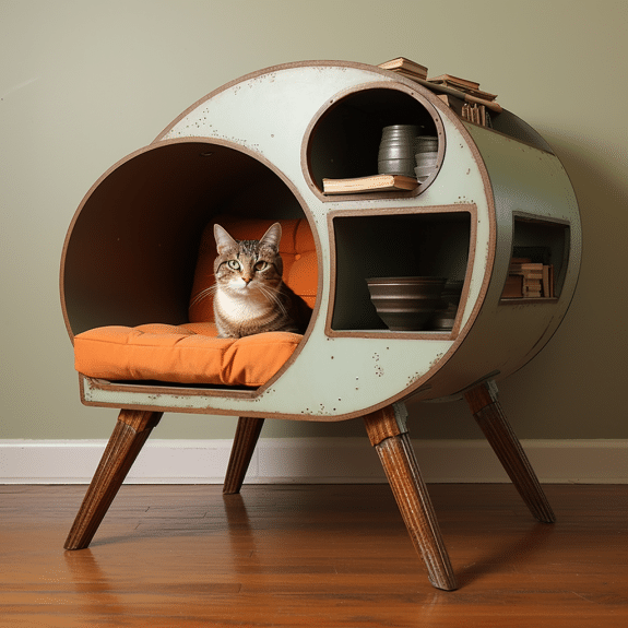 repurpose old cat furniture
