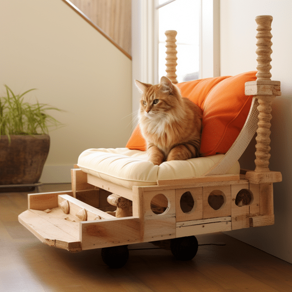 repurpose old cat furniture