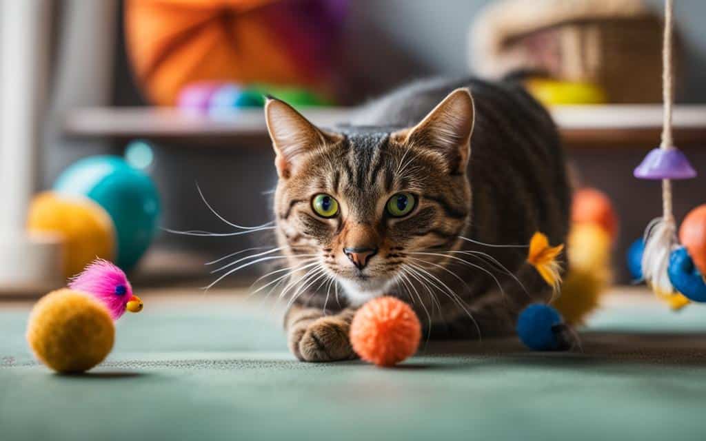 play ideas with cat fishing toys