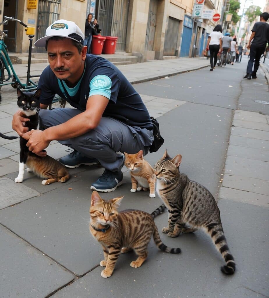 The Noble Work of Street Cat Caretakers