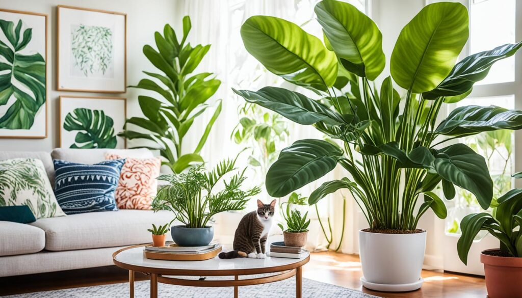 Cat-friendly plants