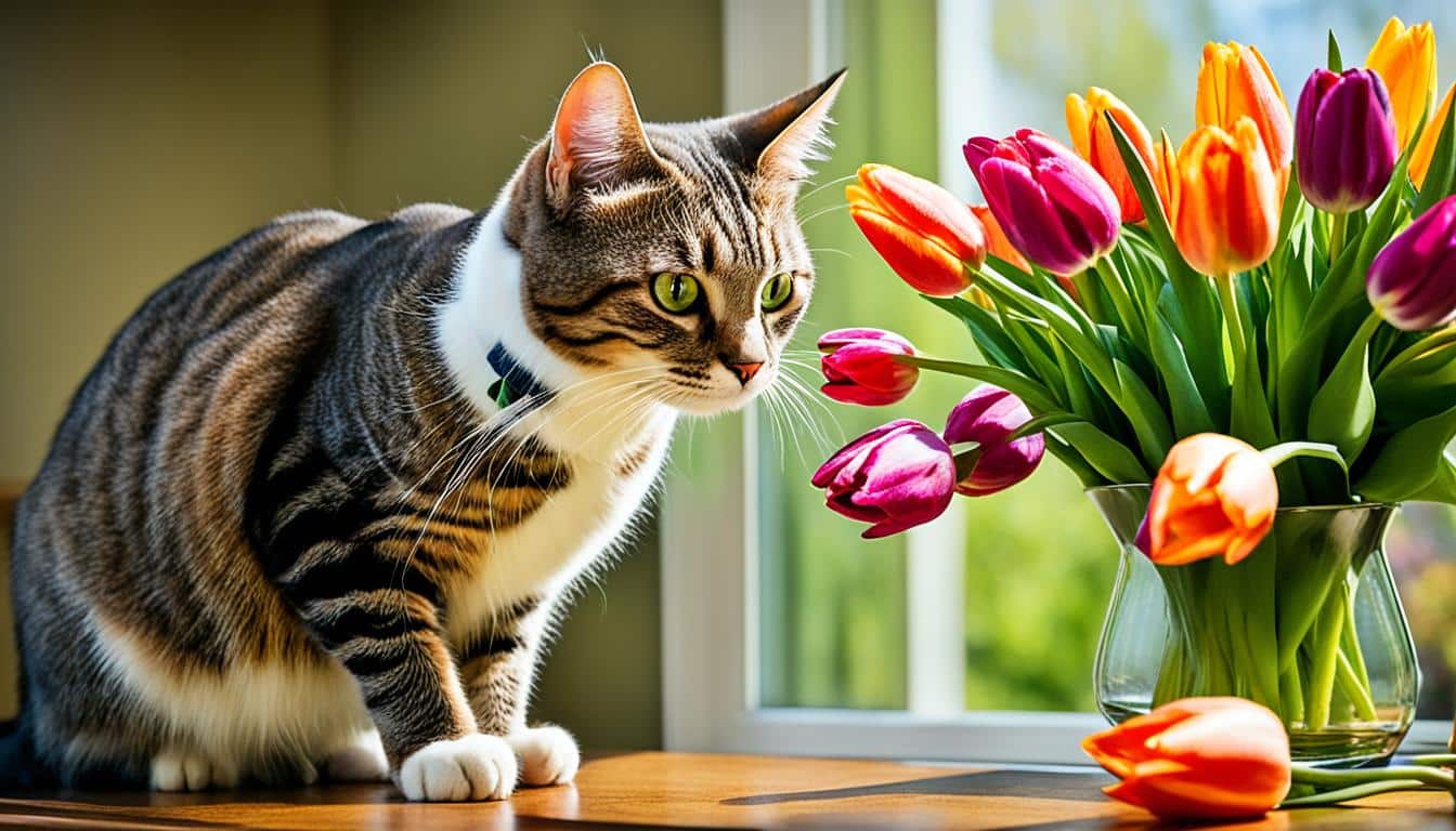 are tulips toxic to cats