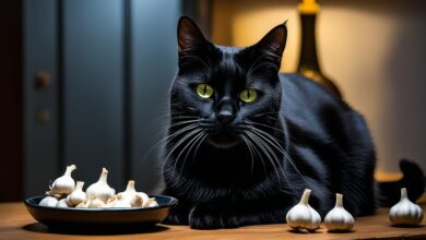 is garlic safe for cats