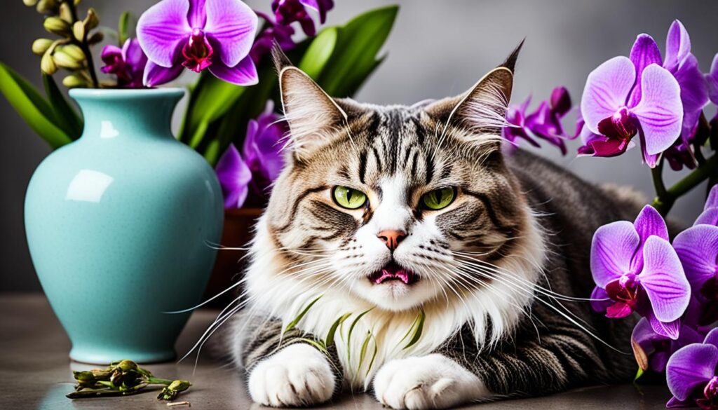 orchid toxicity cats