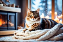 Winter Coziness with Cats