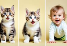 Cats and Kids Growing Up